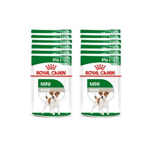 Royal Canin Mini Adult Wet Pouches Dog Food - 85G (Pack of 12)