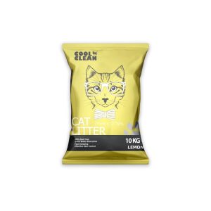 Cool Clean Clumping Cat Litter Lemon - 10 KG