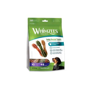 Whimzees Natural  Gain Free Dental Dog TreatsToothbrush Xs  - 360G (48PC)