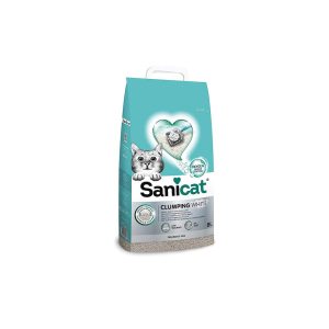 Sanicat Clumping White Fra Gance Free - 8 L