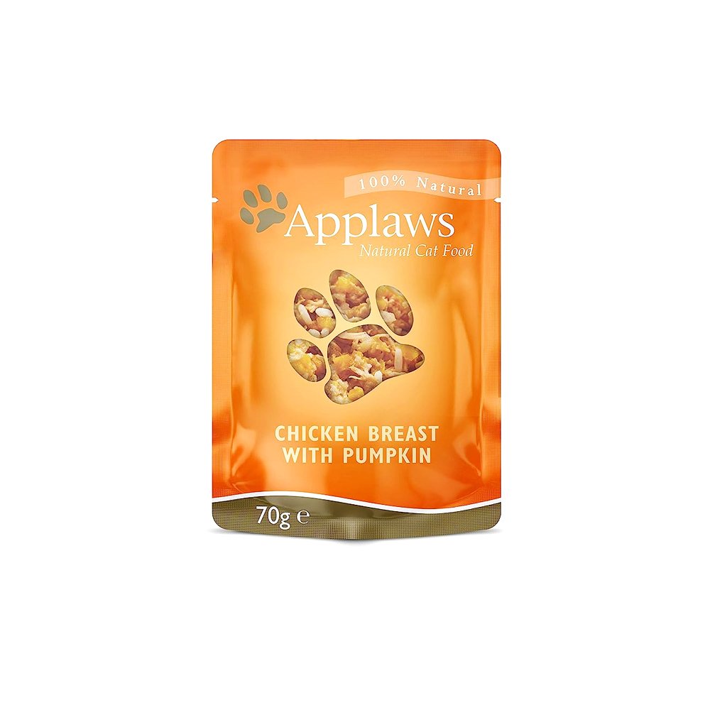 Applaws Natural Cat Food Chicken And Pumpkin  - 70G (Pack Of 12)