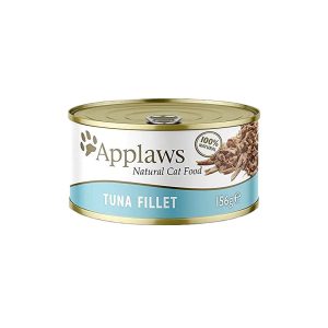Applaws Natural Cat Food Tuna Fillet - 156G (Pack Of 24)