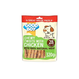 Armitage Chewy Chicken Twists For Dogs  - 320G