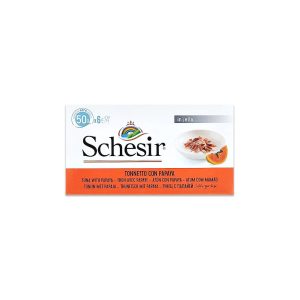 Schesir Cat MultiPACK Can Tuna With Papaya - (6X50G)
