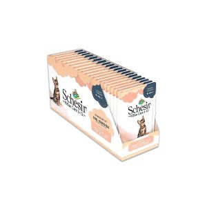 Schesir Kitten Pouch Jelly Chicken Fillets - 85G(Pack Of 20)