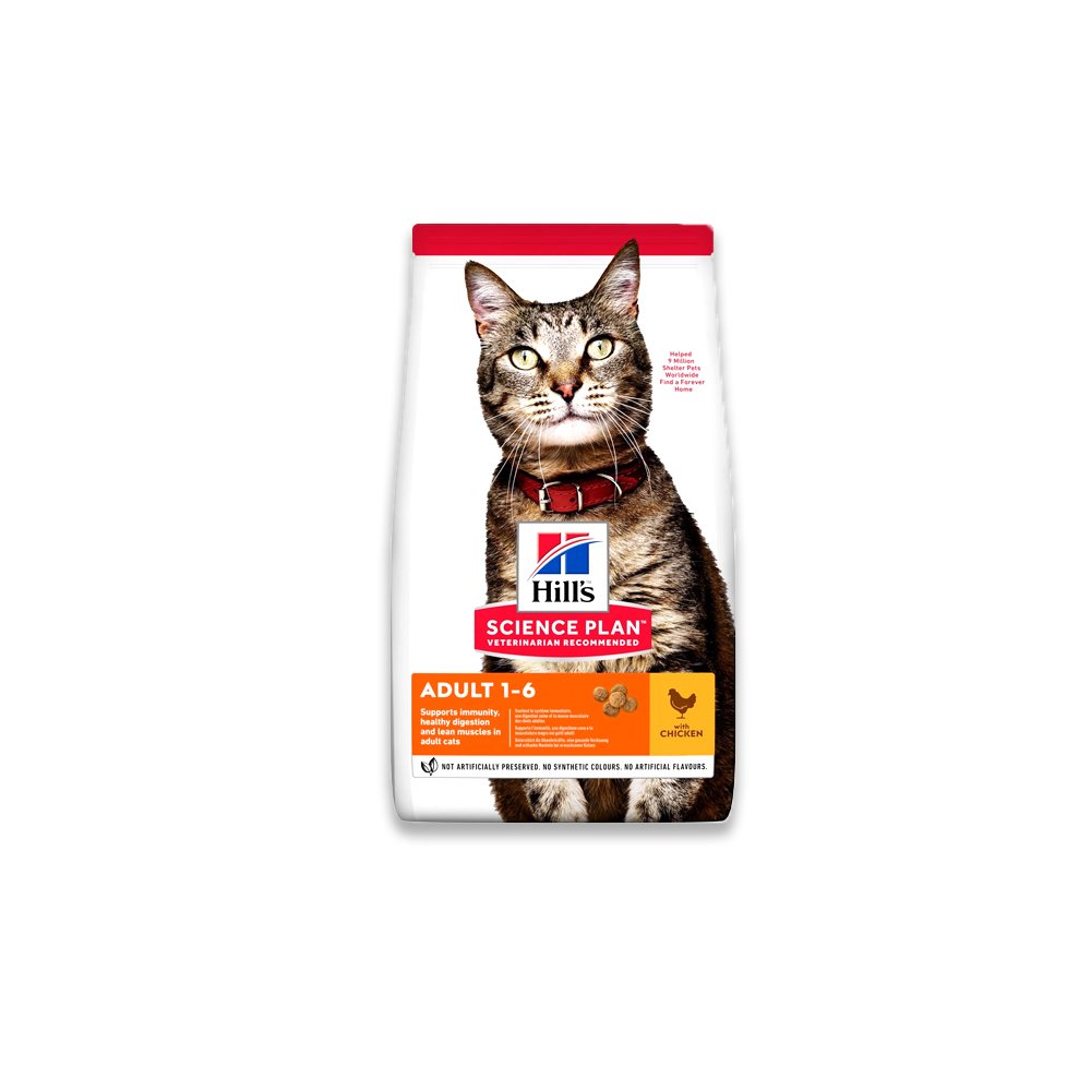 Hills SciencePlan Adult Cat Food With Chicken - 10 KG