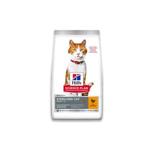 Hill'S Science Plan Sterilised Adult Cat Food With Chicken - 1.5 KG