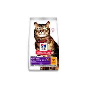 Hills Science Plan Sensitive Stomach & Skin Adult Cat Food With Chicken