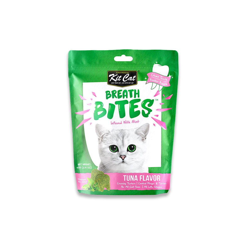 Kitcat Breath Bites Tuna Flavor - 60G
