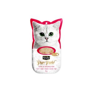 Kit Cat Purr Puree Tuna And Smoked Fish Wet Cat Treat