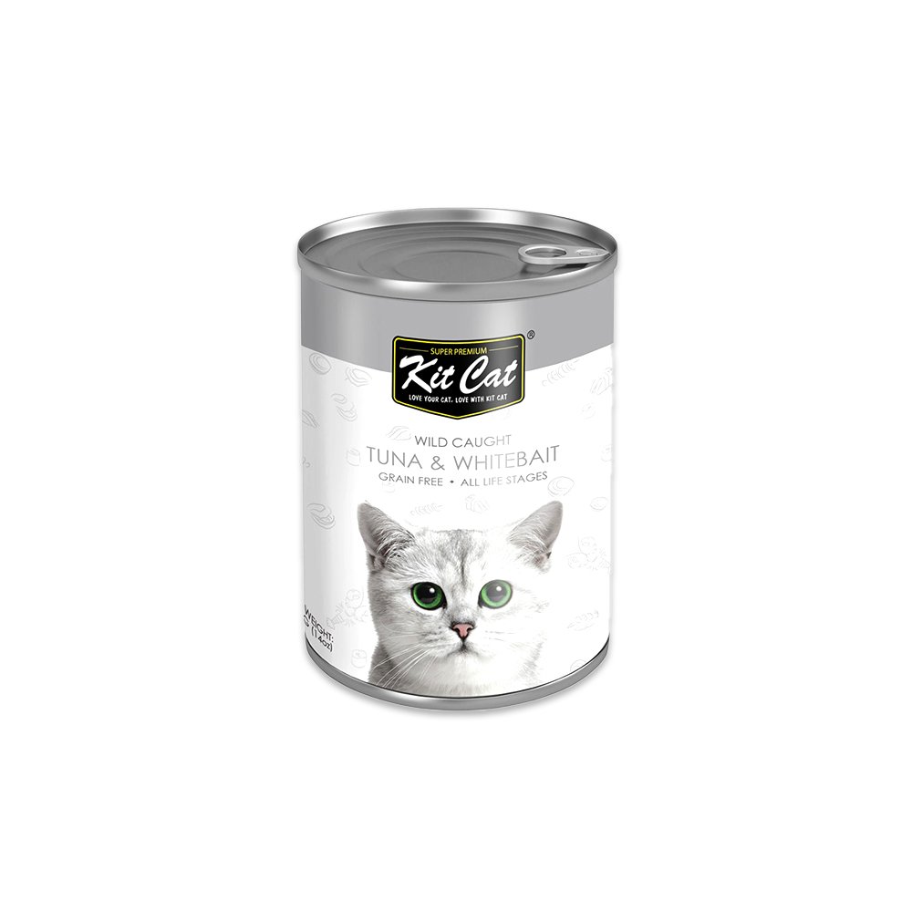 Kitcat Wild Caught Tuna And Whitebait -400G
