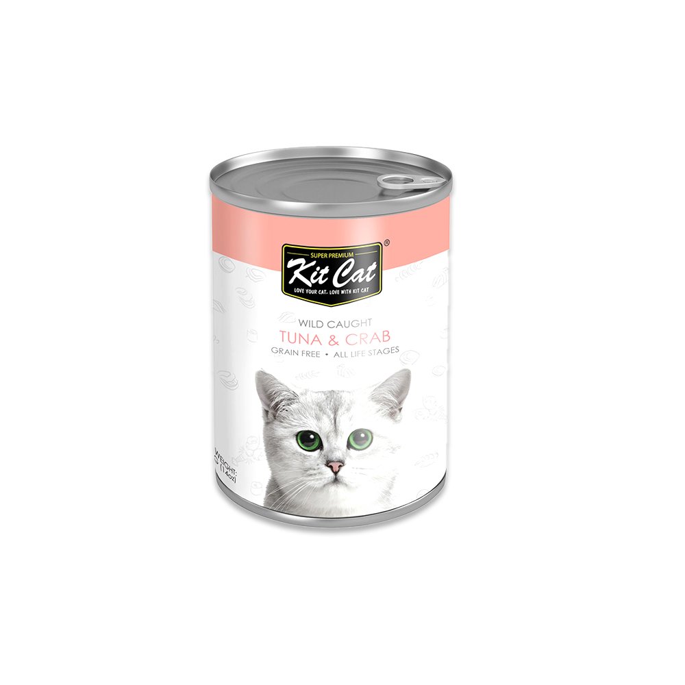 Kit Cat Wild Caught Tuna And Crab - 400G