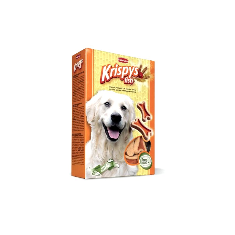 Padovan Krispys Fish For Dog Treats - 500 G