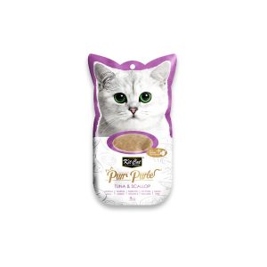 Kit Cat Purr Puree Tuna And Scallop Wet Cat Treat - 15G