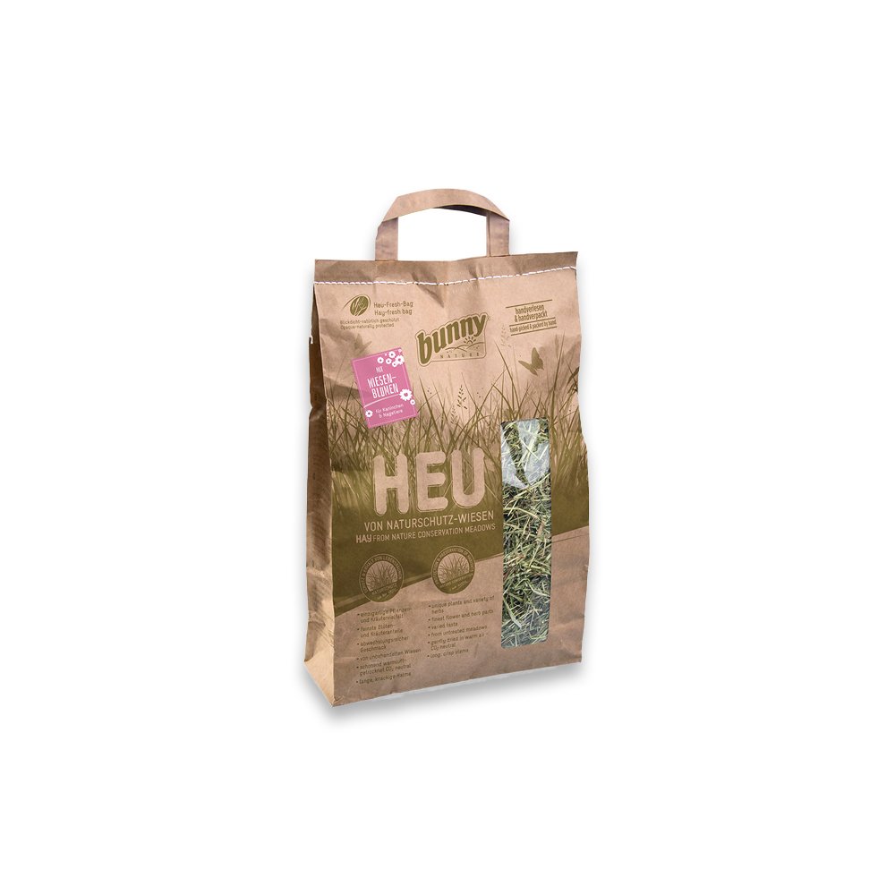 Bunny Nature Hay From Nature Conservation Meadows With Flowers - 250G