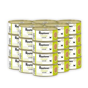 Applaws Tuna Fillet With Seaweed in Broth Cat Food - 156G (Pack Of 24)