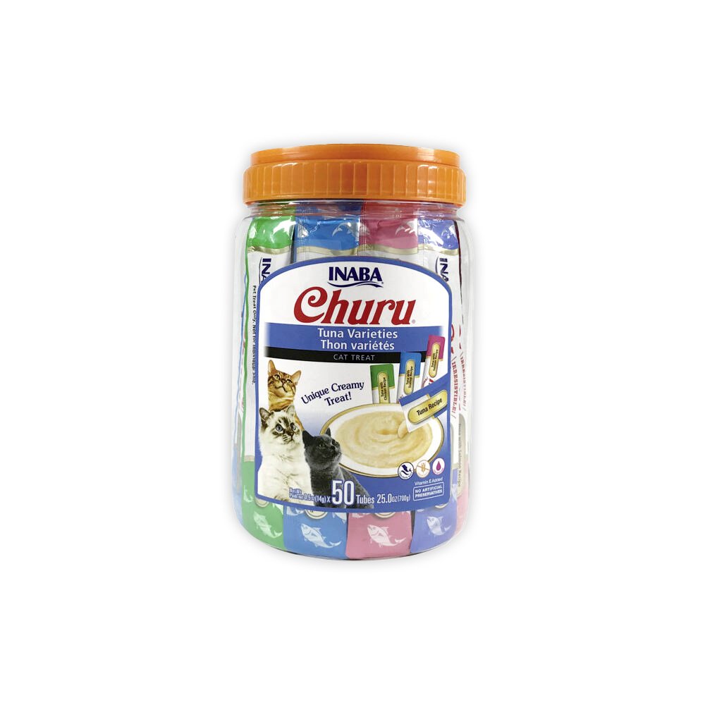 Inaba Tuna Variety Treats For Cat - 50 Tubes