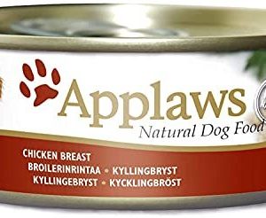 Applaws Wet Dog Food Chicken With Rice 156G Tin Pack Of 12