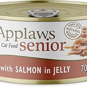 Applaws Natural Cat Food Wet Foods Tuna With Salmon In Jelly - 70G (Pack Of 24)